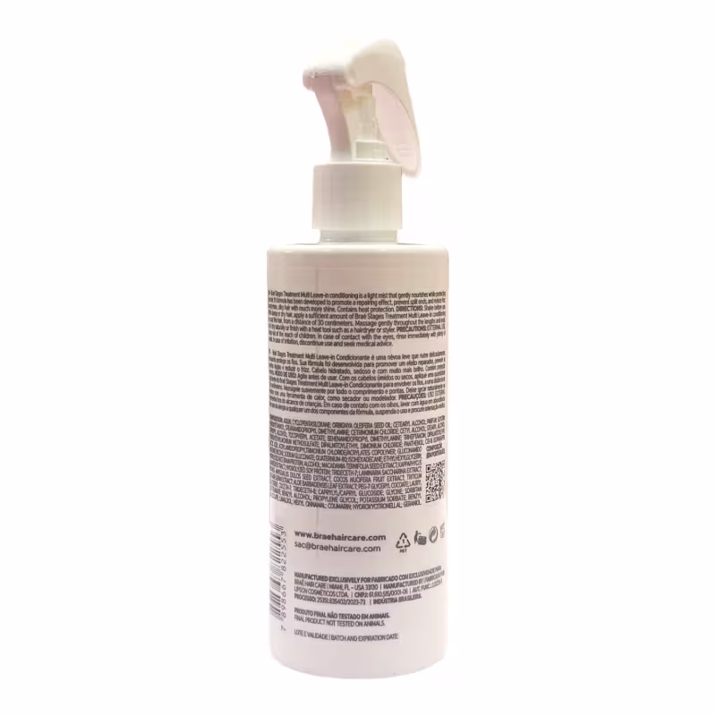 Kit Braé Stages Nutrition - Shampoo 250ml + Máscara 200g + Treatment Spray Leave-In 260ml
