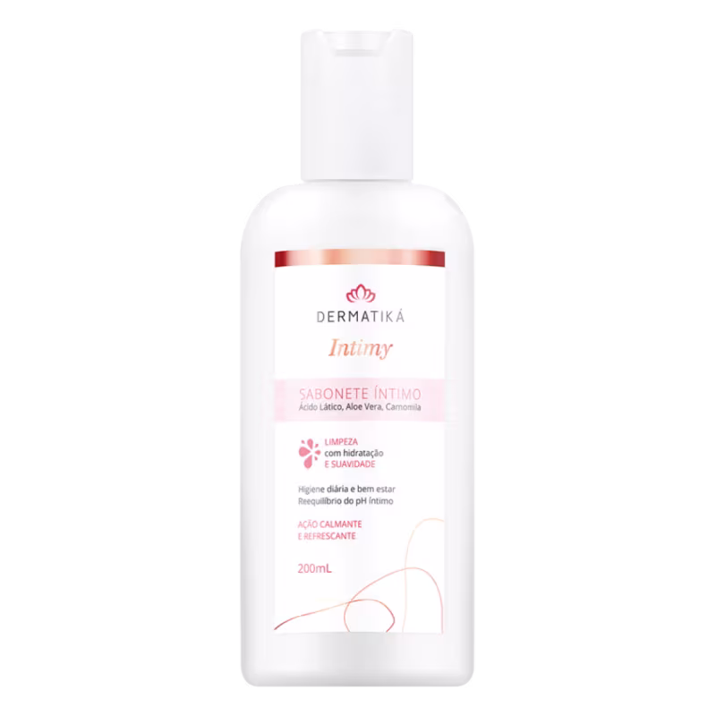 Sabonete Líquido Íntimo Intimy, da marca Dermatiká.