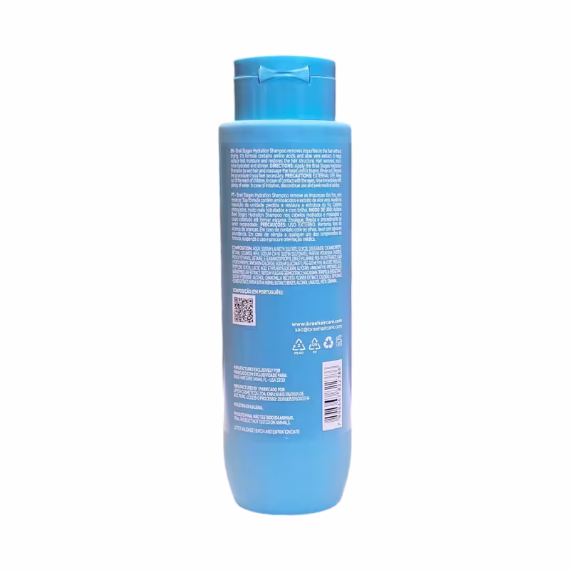 Kit Braé Stages Hydration - Shampoo 250ml + Condicionador 250ml + Máscara 200g + Treatment Spray 260ml
