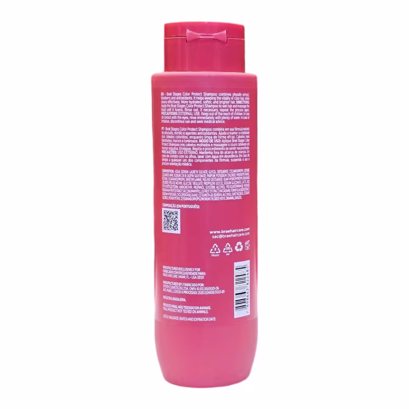 Kit Braé Stages Color Protect - Shampoo 250ml + Treatment Leave-In Spray 260ml