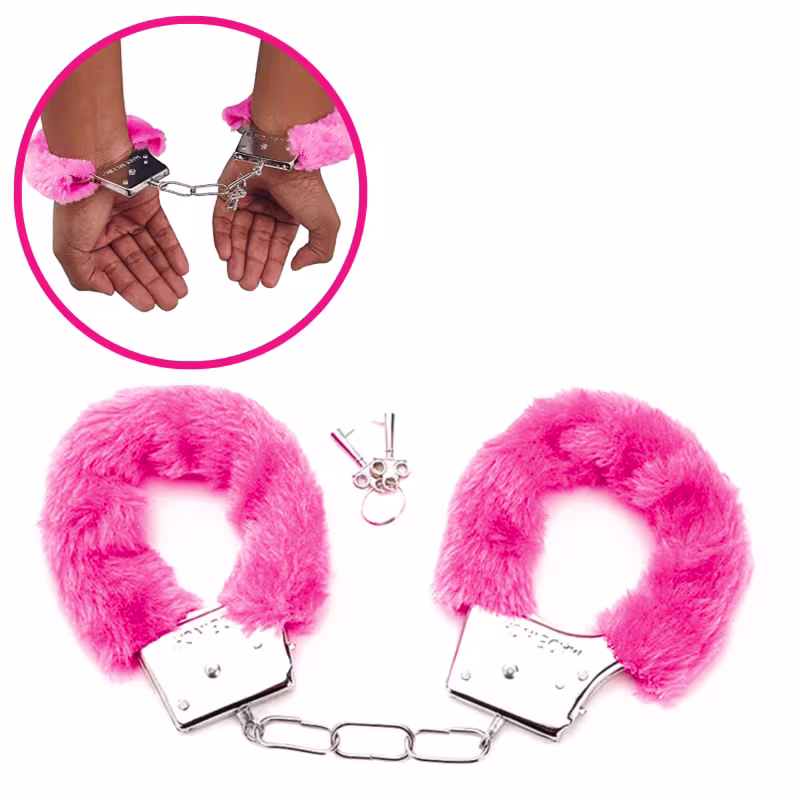 Algema Sexy Import Hand Cuffs Pink, 1 produto.