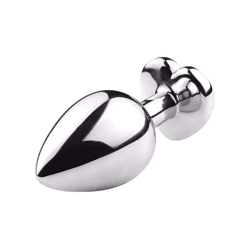 Plug Anal Sexy Import Coração Cristal Joia G Pink, 1 produto.