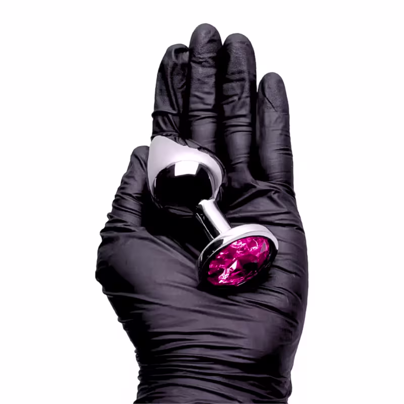 Plug Anal Sexy Import Cristal Joia M Rosa, 1 produto.