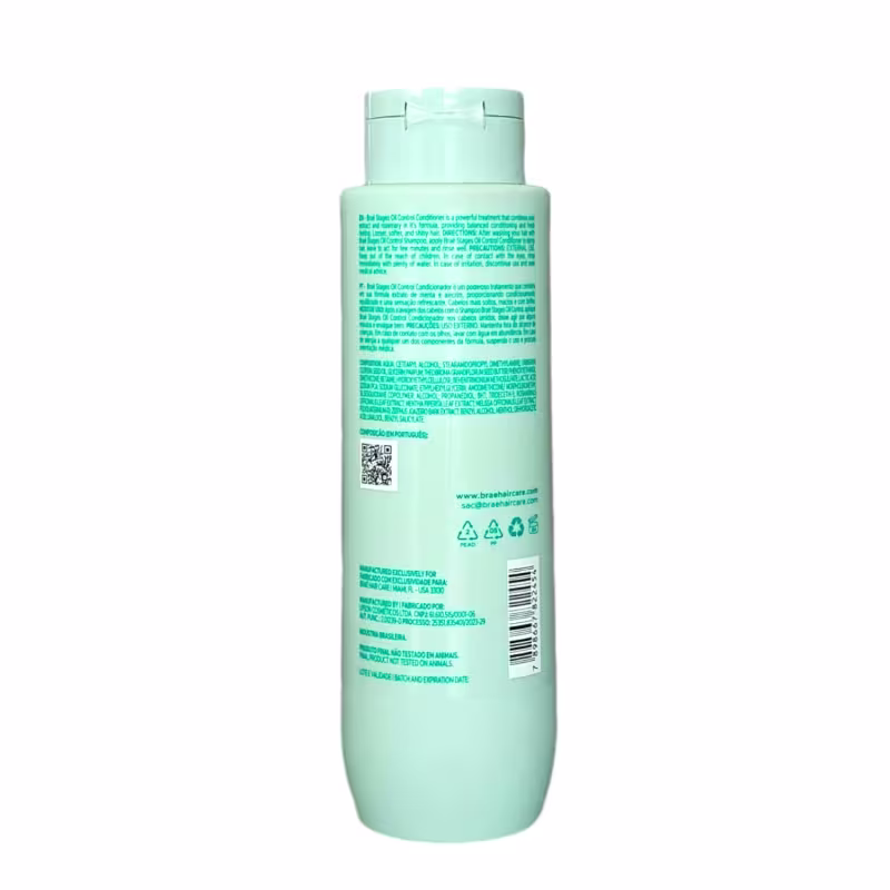 Kit Braé Stages Oil Control - Shampoo 250ml + Condicionador 250ml + Treatment Cream Leave-In 200ml