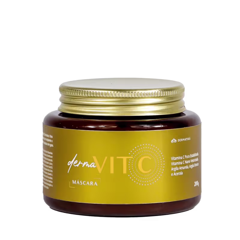 Máscara facial Derma Vit C, da marca Dermatiká.