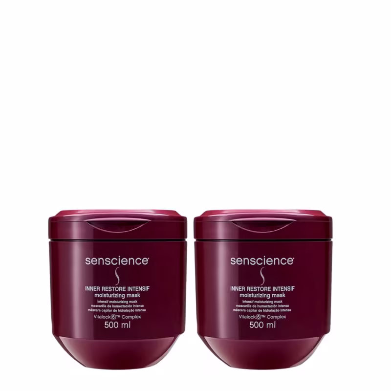 Kit Senscience Inner Restore Intensif - 2 unid. Máscara 500 ml