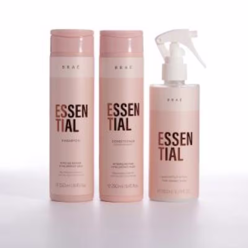 Kit Braé Shampoo e Condicionador 250ml e Fluido 260ml + Brinde