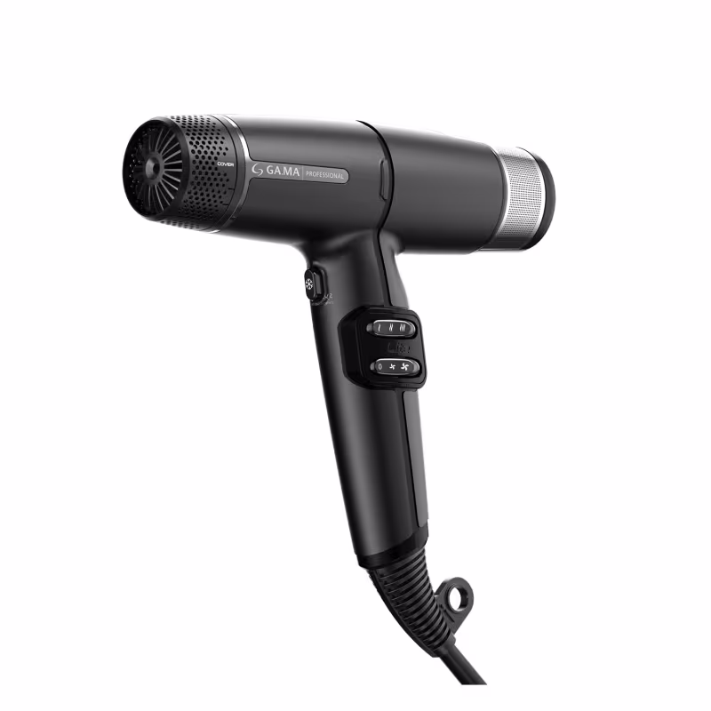 GA.MA Italy iQ Lite Max Black - Secador de Cabelo 110V