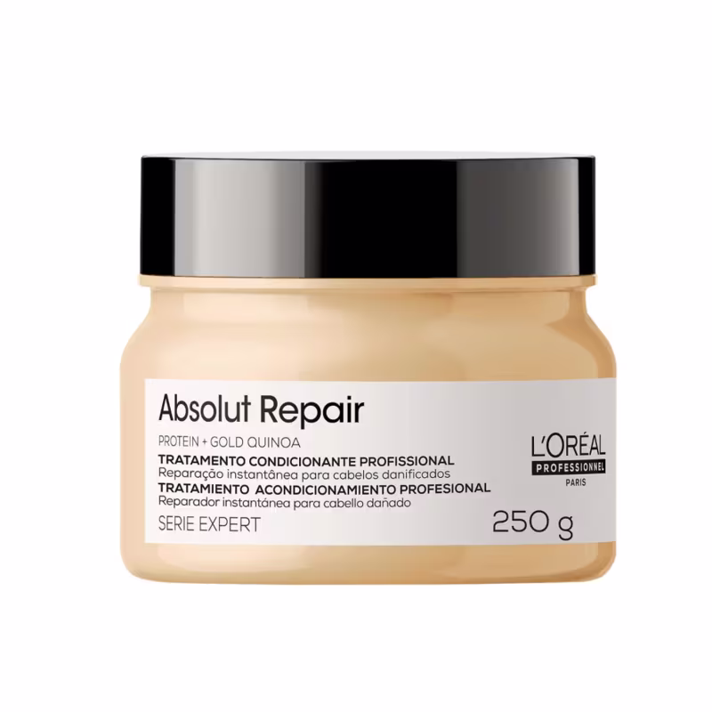 Kit L'Oréal Professionnel Serie Expert Absolut Repair Gold Quinoa Protein Máscara 250ml e Óleo 90ml (2 Produtos)