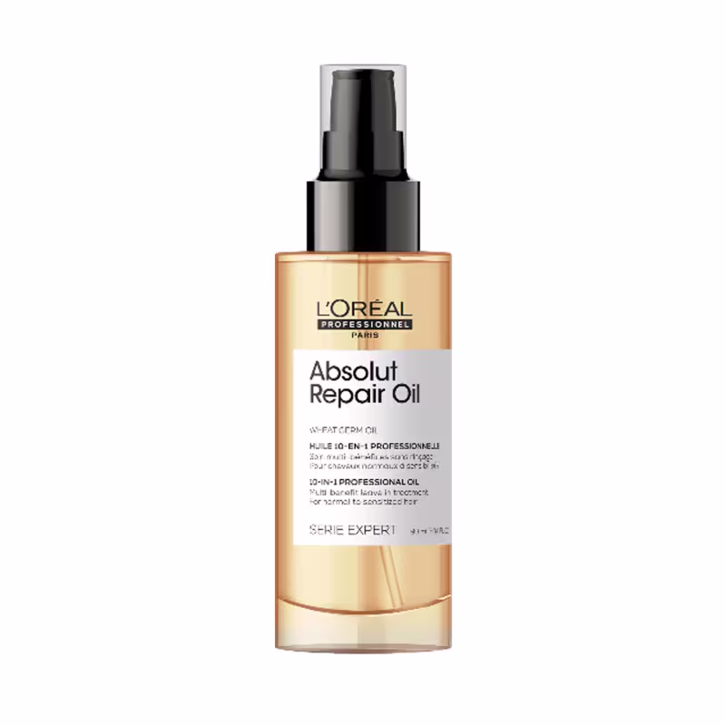 Kit L'Oréal Professionnel Serie Expert Absolut Repair Gold Quinoa Protein Máscara 250ml e Óleo 90ml (2 Produtos)
