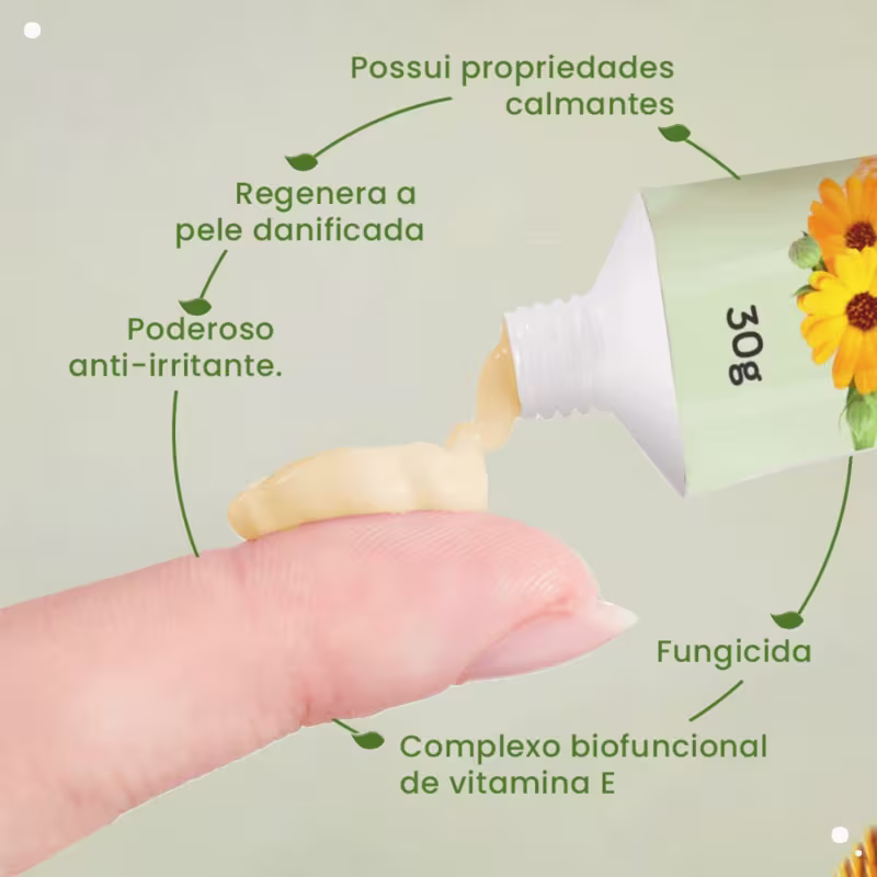 Pasta em Gel Concentrada Abelha Rainha Bom Médico Própolis e Calêndula, 30g.