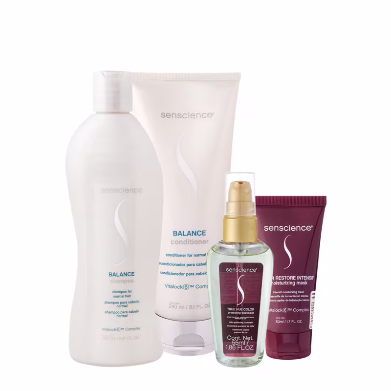 Kit Senscience Balance Intensif Home Care 50 Sérum (4 produtos)