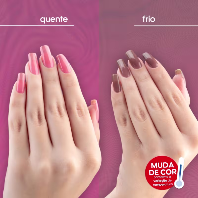 Esmalte Cremoso Impala (Im)Previsivel Duo Color Glamurosa/Basiquinha 7,5ml
