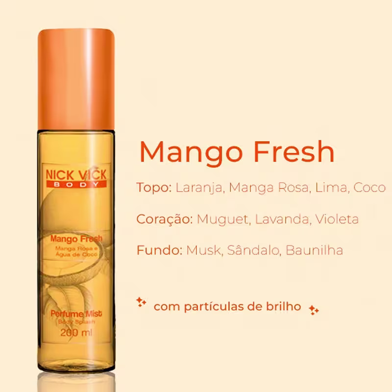 Kit Perfume Mist Body Splash Nick Vick Body