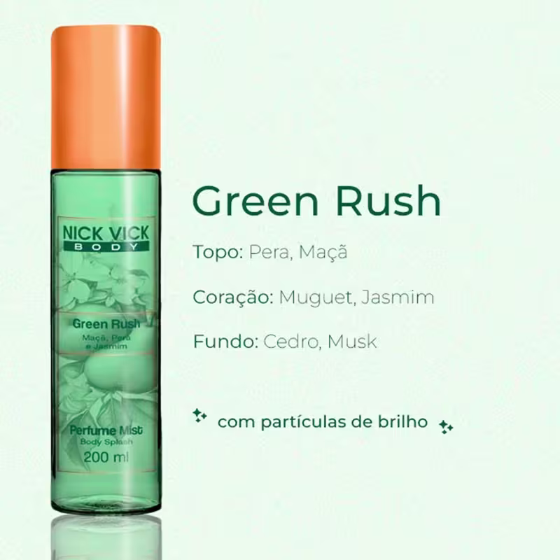 Kit Perfume Mist Body Splash Nick Vick Body