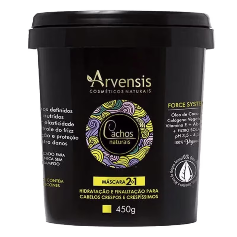Arvensis Máscara 2x1 450g + Unidose Reparação 30g
