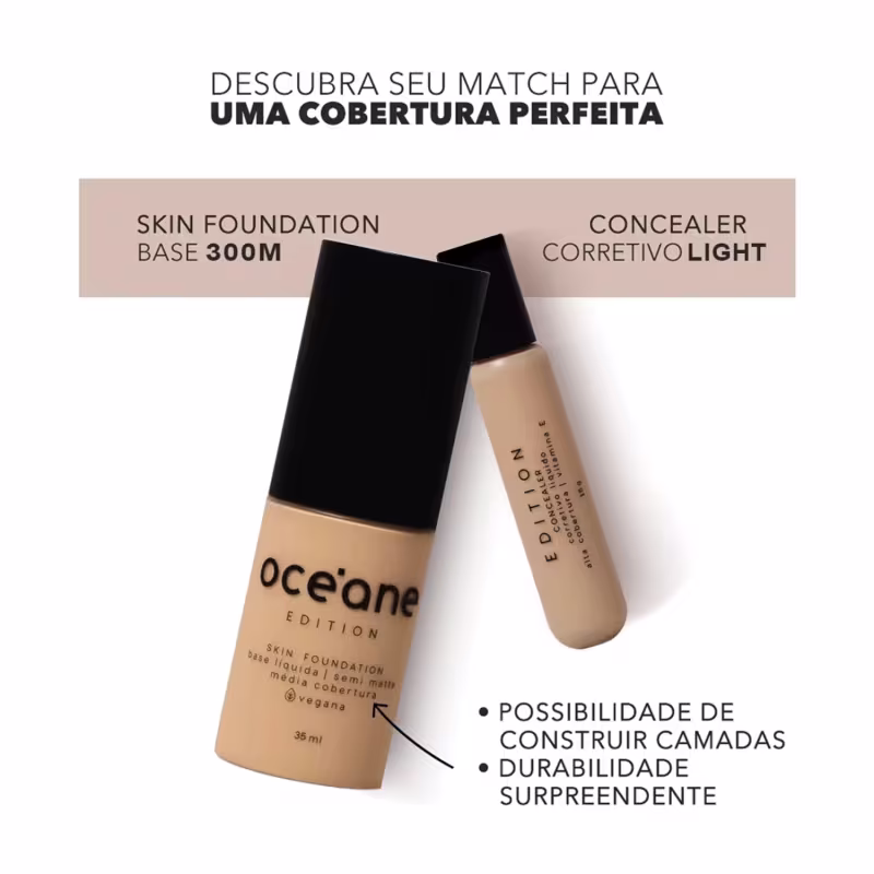 Kit Océane Edition Skin Foundation 300M (6 produtos)