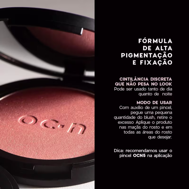 Kit Océane Edition Iluminador e Blush Glossy Rose (2 produtos)