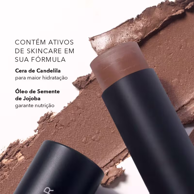 Kit Océane Edition Blush Pink Stick Contorno Marrom Médio e Flat Blend Azul (3 produtos)