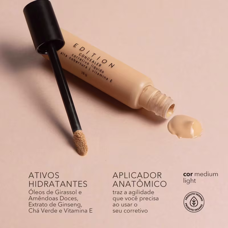 Kit Océane Skin Foundation 315M e Concealer Medium Light (2 produtos)