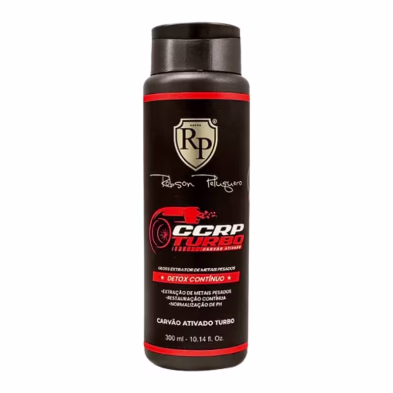 KIT CCRP TURBO CARVÃO ATIVADO 300ML ROBSON PELUQUEIRO