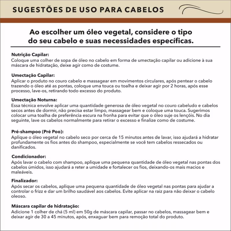 Óleo Vegetal Semente de Ojon 100% puro natural -50 ml 