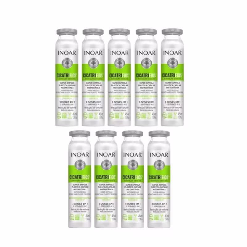 Inoar Kit Cicatrifios 9 Ampolas 45ml