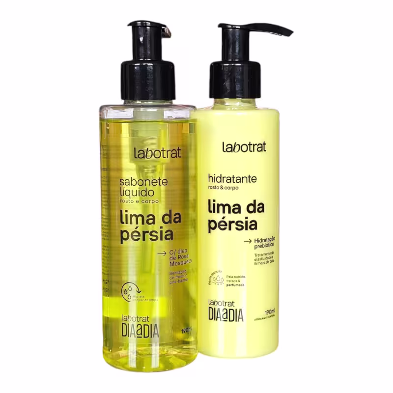Kit Labotrat Dia a Dia Lima da Pérsia - Hidratante 190ml + Sabonete Líquido 190ml