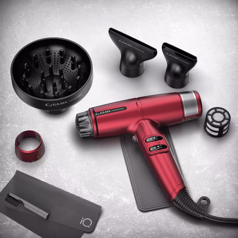 Kit Secador iQ Lite Max Red e Prancha G-Evo Vera Ceramika 220V
