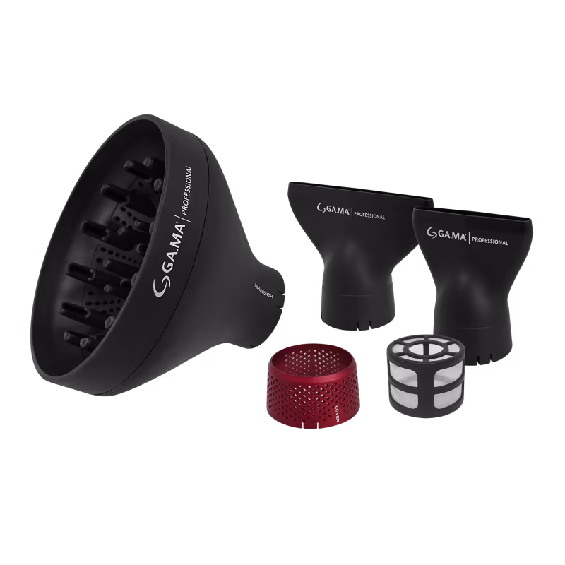 Kit Secador iQ Lite Red e Modelador Salon Curl Cônico 127V