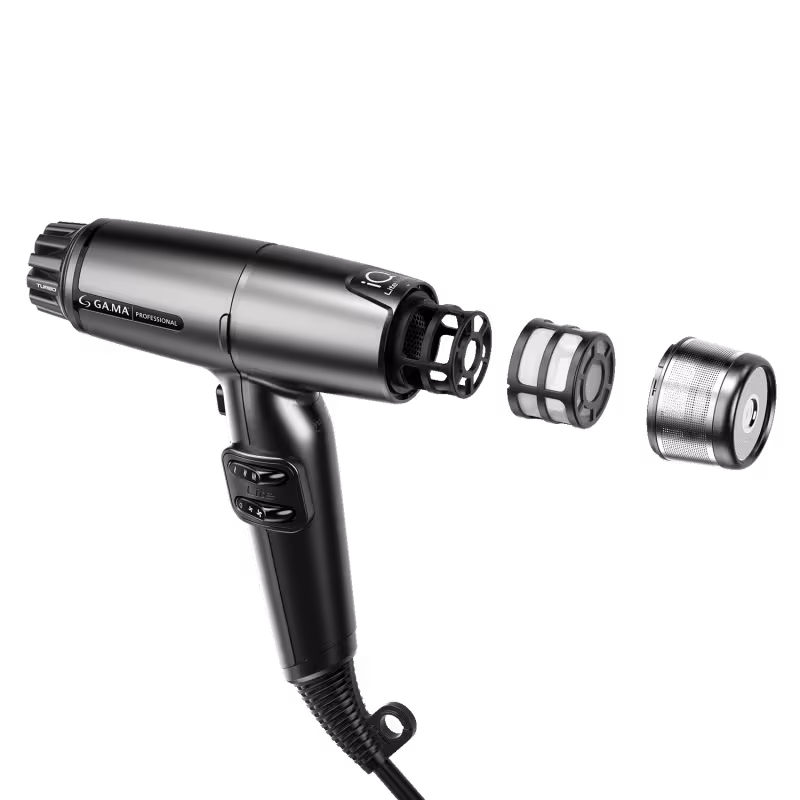 Kit Secador iQ Lite Max Silver e Prancha G-Evo Silk Chrome 220V