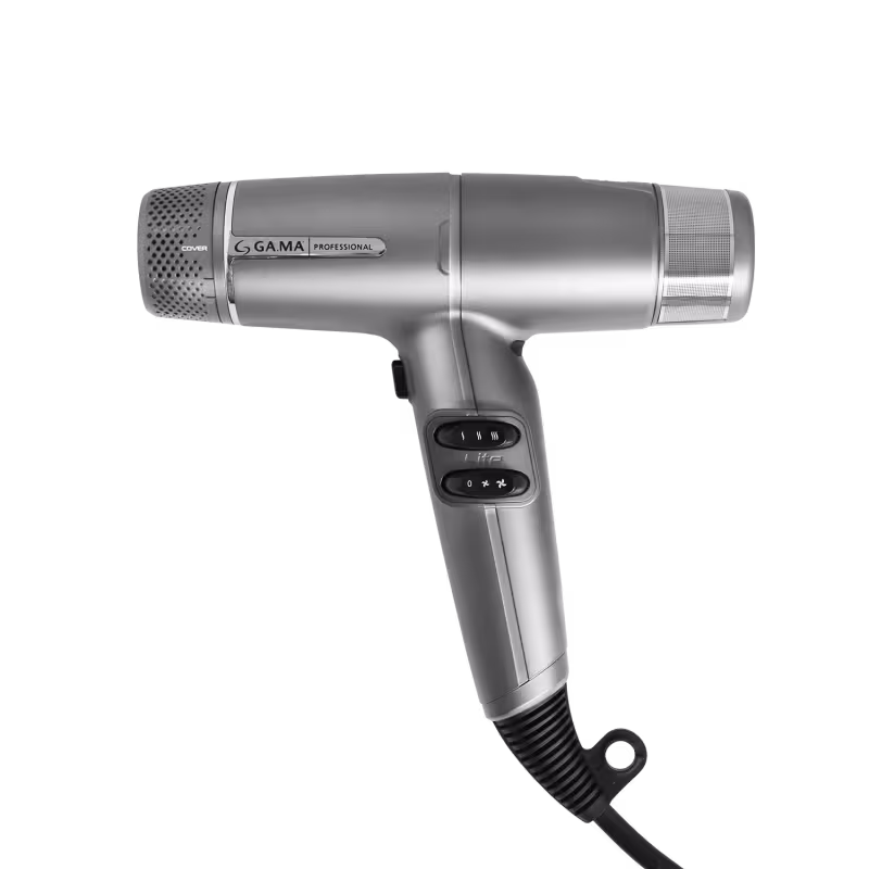 Kit Secador iQ Lite Silver e Modelador Salon Curl 38mm 220V