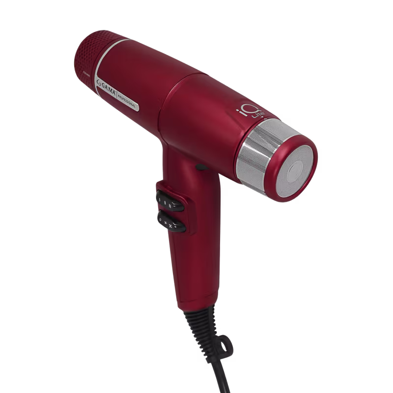 Kit Secador iQ Lite Red e Modelador Salon Curl Cônico 220V