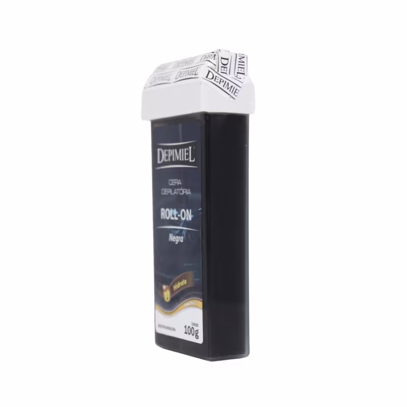 Kit 50 Folhas Descartável E 3 Ceras Roll-on Negra Depimiel