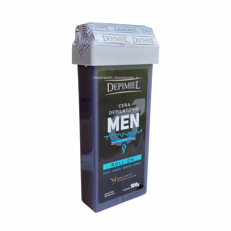 Kit 50 Folha Lenço Descartável E 3 Cera Roll-on Men Depimiel