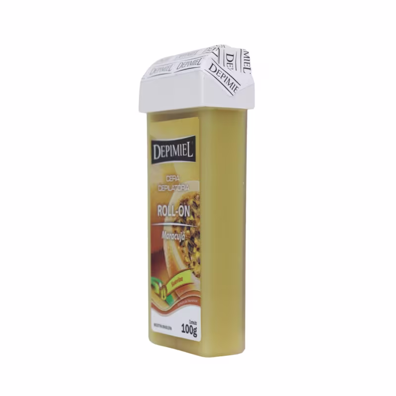 Kit 50 Folha Lenço Descartável E 3 Cera Roll-on Mel Depimiel