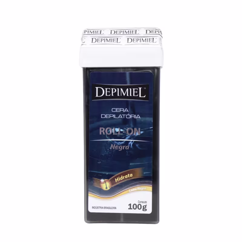 Kit 50 Folhas Descartável E 2 Ceras Roll-on Negra Depimiel