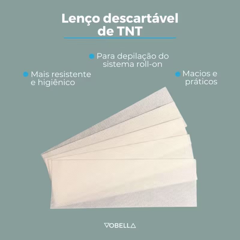 Kit Cera Chocolate Branco Coco e Lenço Descartável Depimiel