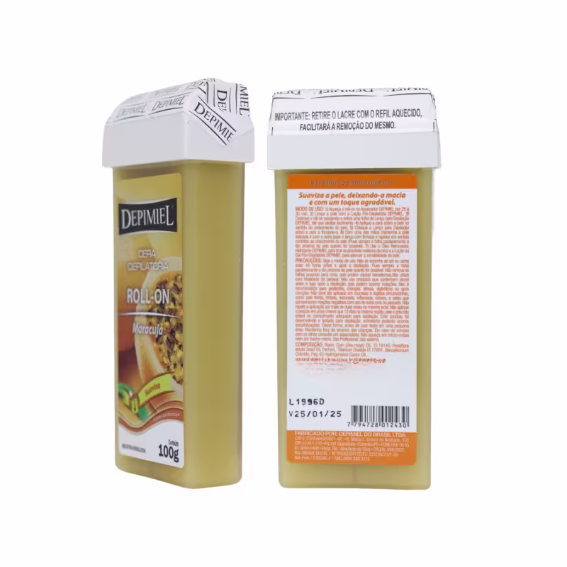 Kit Cera Maracuja Roll-on e Lenço Tnt Descartável Depimiel