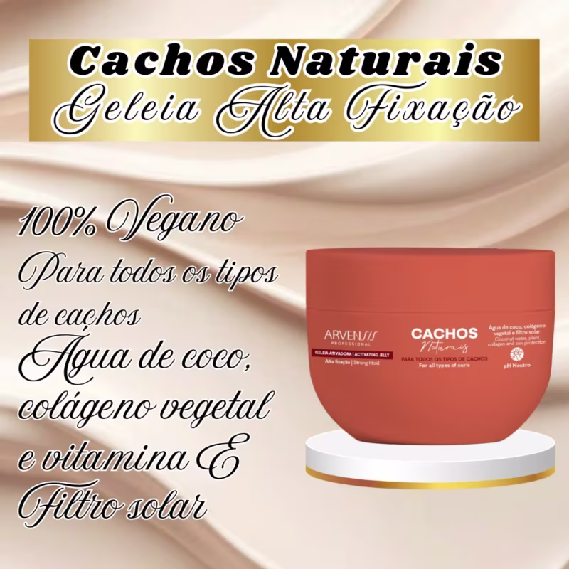Kit Arvensis Ondulados Sh Ativ Geleia Alta + Óleo Tec Oil