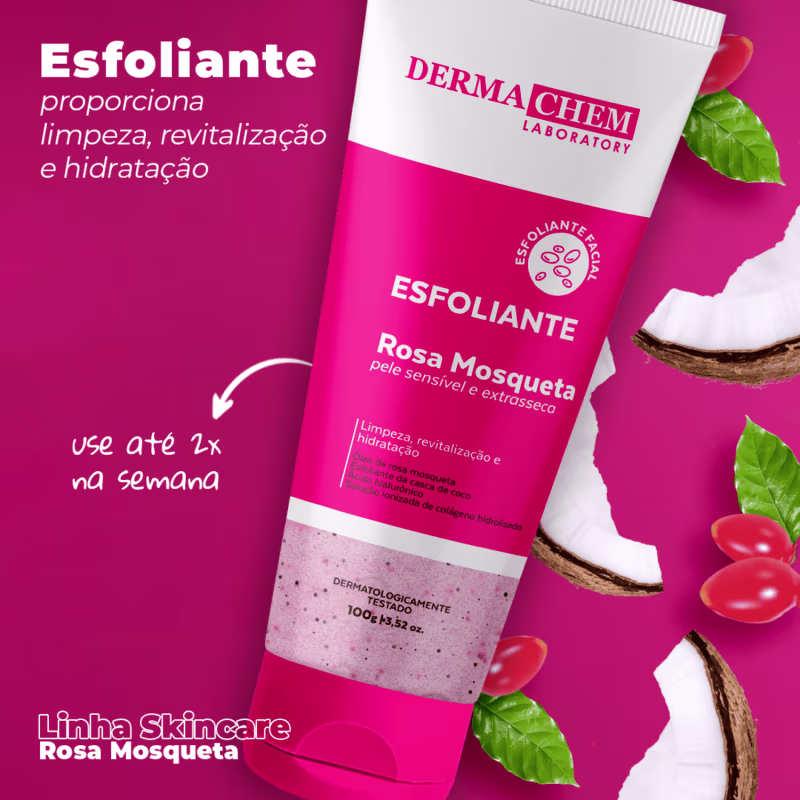 Skin Care Infantil de Rosa Mosqueta Completo Ideal Para Crianças