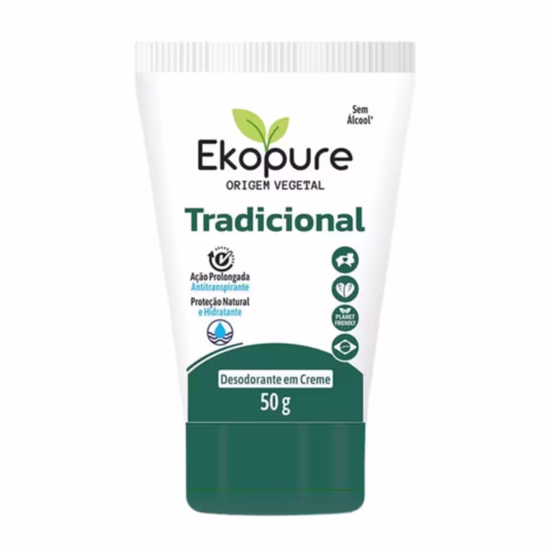 Desodorante Creme Antitranspirante Tradicional Ekopure 50g