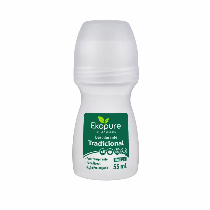 6 Desodorantes Roll-on Antitranspirante Tradicional Ekopure