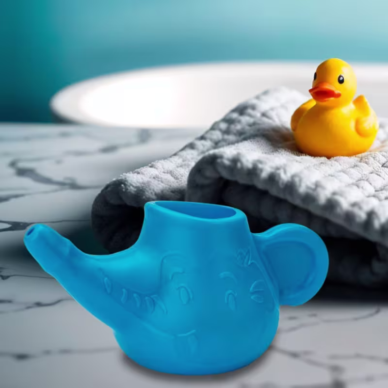 Kit Cuidado Saúde Infantil Lavagem Nasal Alívio Febre Munila