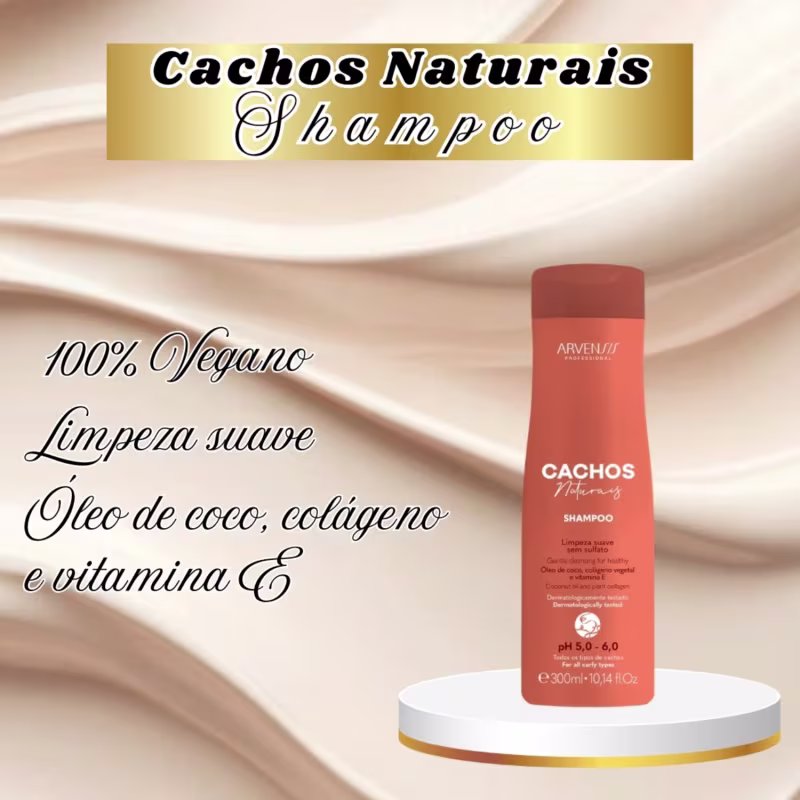 Kit Arvensis Cachos Naturais + Óleo Reparador Tec Oil
