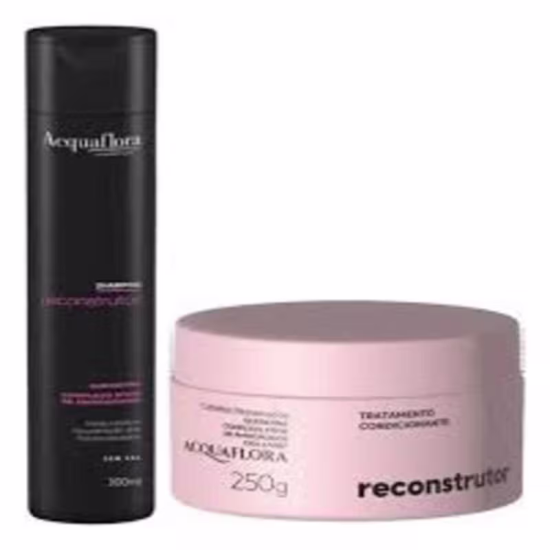 Shampoo + Máscara Acquaflora Reconstrutor