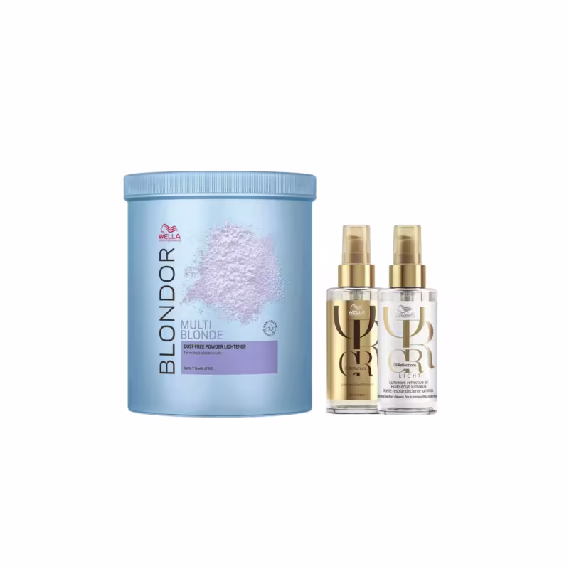 Kit Wella Professionals Blondor Oil Reflections Light Power (3 Produtos)