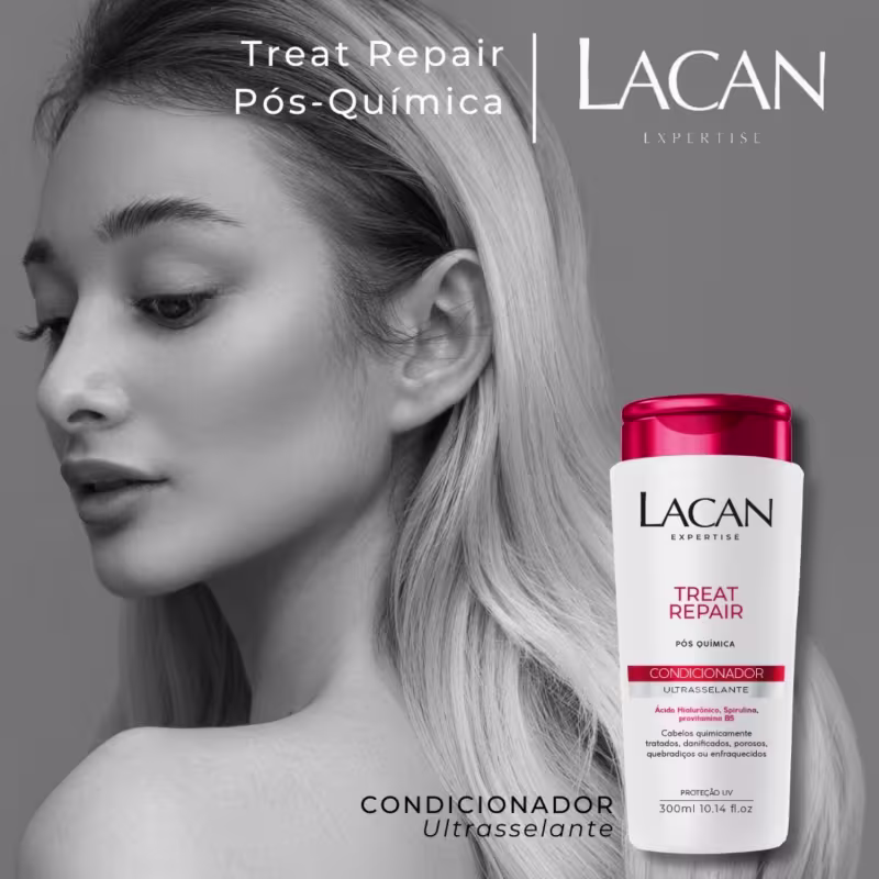 Kit Lacan Treat Repair Shampoo Condicionador Spray Mascara