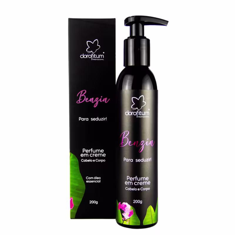 Perfume em Creme Clorofitum Benzin Corpo e Cabelo, 200g.