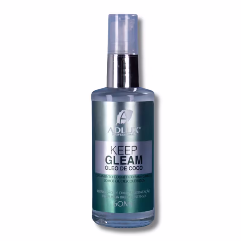 Óleo Capilar Adlux Cosméticos Keep Gleam Óleo de Coco, 60ml.